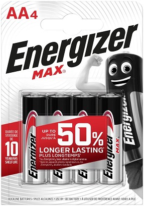 [EMAA] - Energizer Max Alkáli Ceruza Elem AA B4