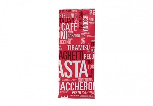 [I0738N] - Infibra Besteckhalter Ristó gemustert 2-lagig 38x38 mit weißer Serviette, 125 Stk./Packung