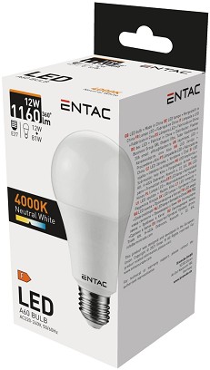 [LLG27-12W-NW] - Entac LED Globe E27 12W NW 4000K