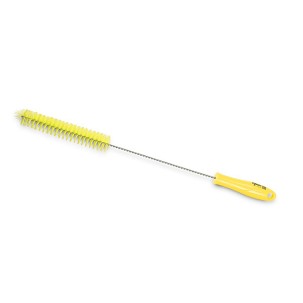 [1043Y] - Igeax Lebensmittel-Reagenzglas- und Glasreinigungsbürste, Durchmesser 30mm, Länge 50cm, gelb