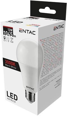[LLG27-12W-WW] - Entac LED Globe E27 12W WW 3000K