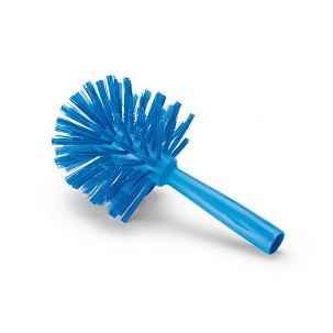 [1034BT] - Igeax élelmiszeripari csőtisztító kefe, menetes nyélhez, 120mm kék