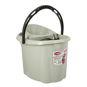 [UP601] - Planet Kunststoff-Wischeimer 12L grau