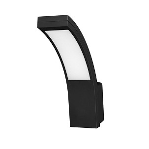 [AD-OP-6109BLPM4] - Adviti Piryt kültéri LED fali lámpa modern IP54 fekete 10w