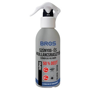 [B1762] - Bros szúnyog- és kullancsriasztó folyadék szórófejes 130ml
