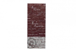 [I0424N] - Infibra Besteckhalter Dinner, gemustert, 2-lagig, 38x38 weiße Serviette, 125 Stk./Packung