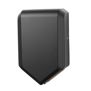 [KW1045B] - Kézszárító, rozsdamentes acél, fekete, légpengés 1000W