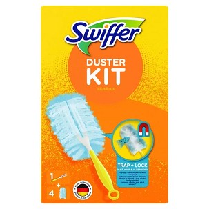 [C55367] - Swiffer Duster portörlő kezdőszett - nyél + 4db portalanító utántöltő