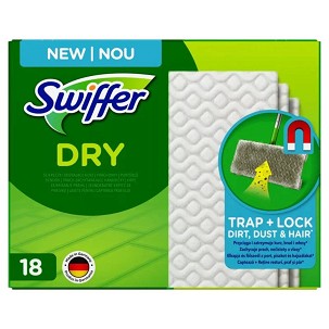 [C55370] - Swiffer Sweeper száraz padlótörlő kendő utántöltő 18db
