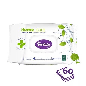 [V101918] - Violeta Nedves törlőkendő 60db HemoCare
