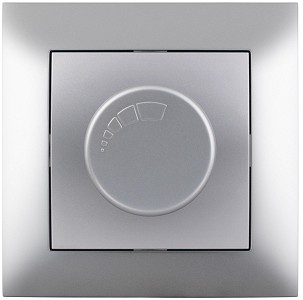 [ERWSDS-ARN-S] - Entac Arnold süllyeszthető fali kapcsoló fényerőszabályzós max.200W Ezüst