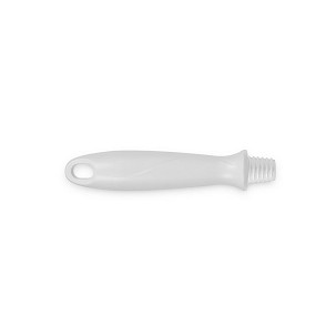 [1061W] - Igeax Lebensmittel-Gewindestiel, kurz, weiß, 15cm, für Abzieher, Rohrreinigungsbürste
