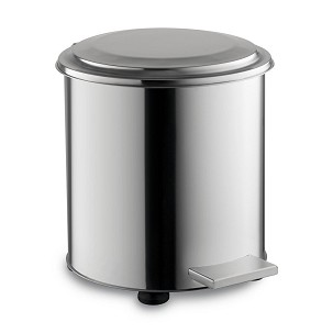 [DM0801] - Rozsdamentes Ipari pedálos szemetes, 40L, fényes