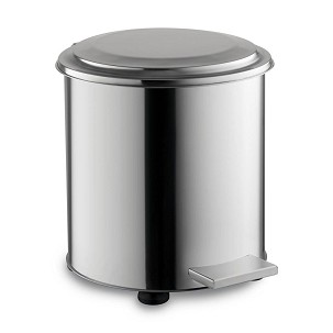 [DM0804] - Rozsdamentes Ipari pedálos szemetes, 90 L, fényes