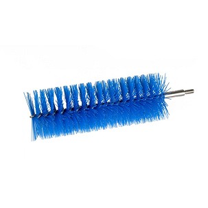 [1067BM] - Igeax élelmiszeripari kémcső-, és üvegtisztító kefe fej, átmérő 64mm, hossz 23cm, kék