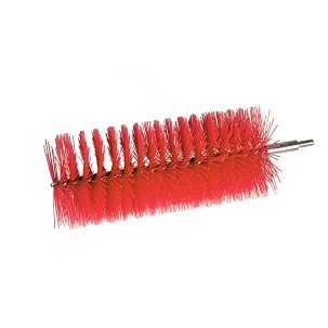 [1068RM] - Igeax Lebensmittel-Reagenzglas- und Flaschenbürstenkopf, Durchmesser 76mm, Länge 23cm, rot