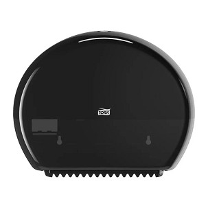 [555008] - Tork Mini Jumbo toalettpapír-adagoló Fekete