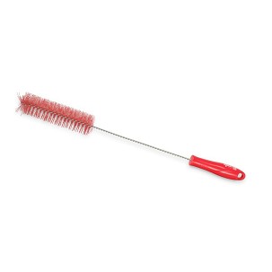 [1044R] - Igeax élelmiszeripari kémcső-, és üvegtisztító kefe, átmérő 40mm, hossz 50cm, piros