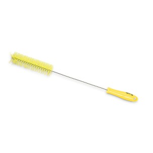 [1044Y] - Igeax élelmiszeripari kémcső-, és üvegtisztító kefe, átmérő 40mm, hossz 50cm, sárga
