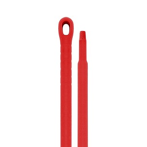 [1080R] - Igeax Lebensmittel-Monoblock-Kunststoffstiel 130cm, Durchmesser 32/22mm, rot