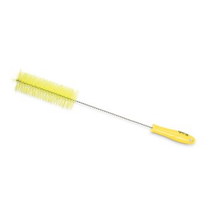 [1045Y] - Igeax élelmiszeripari kémcső-, és üvegtisztító kefe, átmérő 50mm, hossz 50cm, sárga