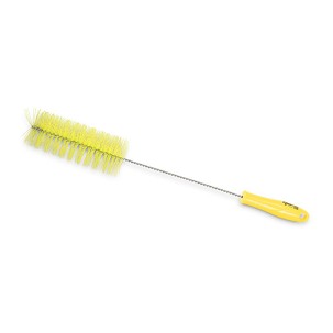 [1046Y] - Igeax élelmiszeripari kémcső-, és üvegtisztító kefe, átmérő 60mm, hossz 50cm, sárga