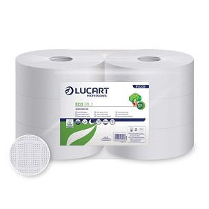 [812208] - Lucart Eco 28 J toalettpapír 2 rétegű, fehér, 265 m, 6tekercs/zsugor