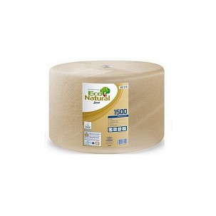 [851218] - Lucart ECO Natural Ipari törlő, 2 rétegű, 1500lap, 1 tekercs/zsugor