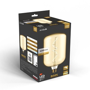 [ABLJFA-4-5W-ROS] - Avide LED Jumbo Filament Ross Amber 4.5W E27 2200K Fényerőszabályzós