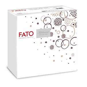 [88448800] - Fato Airlaid szalvéta 40x40cm Fireworks Cioccolata 50 lapos