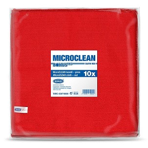 [B326] - Bonus Mikroszálas univerzális kendő 32x32cm piros 10 darabos