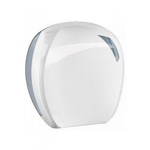 [A90721] - Mar plast Linea SKIN toalettpapír adagoló 24 cm fehér/átlátszó