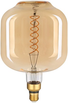 [ABLJFA-8W-ROS] - Avide LED Jumbo Filament Ross 180x295mm Amber 8W E27 2400K Fényerőszabályzós