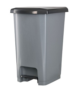 [UP401] - Planet Pedálos szemetes kuka SLIM, műanyag, ECO antracit, 25L