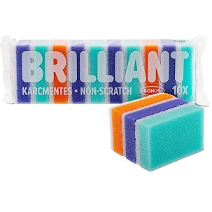 [B513] - Bonus Brilliant Mosogatószivacs 10 darabos