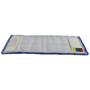 [MB140FP3] - Mop mikroszálas kék 40cm, zsebes és 3 lyukas füles mop