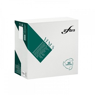 [I1900] - Infibra Venus Airlaid-Serviette 40x40cm weiß 50 Blatt/Packung