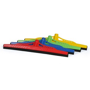 [KY5575R] - Műanyag piros gumibetétes padló vízösszehúzó 55cm széles