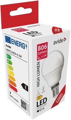 [ABMG14EW-6-5W] - Avide LED Globe Mini G45 6.5W E14 EW 2700K