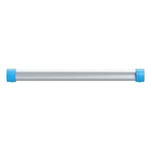 [1087B] - Igeax Werkzeughalter-Aluschiene für die Lebensmittelindustrie, blau, 50 cm