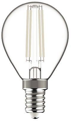 [AWLFMG14NW-6-5W] - Avide LED White Filament Mini Globe 6.5W E14 NW 4000K