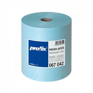 [P067042] - PROFIX Escon print türkíz ipari törlőkendő 500 lap/tekercs, 1 tekercs/zsugor