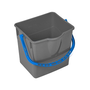 [SKT797B] - Tetra Műanyag szürke, kék 25 L-es vödör