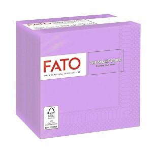[82549003] - Fato Szalvéta 24x24cm lila 2 rétegű 100 lap/csomag