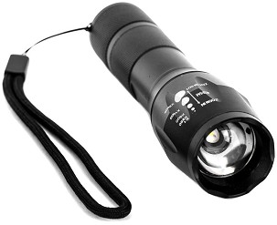 [EFL-ZOOM-ALU-XHP] - Entac Elemlámpa Fókuszálható Alu 10W (+Biciklikormány adapter)