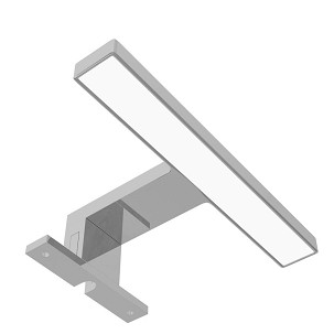 [ALML-B18-C-3-5W] - Avide LED Tükörvilágító Lámpa Szögletes Króm Műanyag 180mm NW 4000K 3.5W IP44
