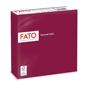 [82621800] - Fato Szalvéta 33x33cm bordó 2 rétegű 50 lap/csomag