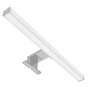 [ALML-S40-C-6W] - Avide LED Tükörvilágító Lámpa Szögletes Króm Műanyag 400mm NW 4000K 6W IP44