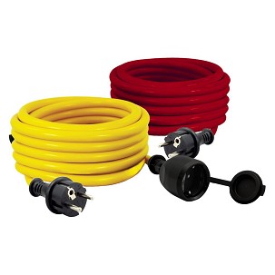 [220-704] - Commel lengő hosszabbító kábel, ipari"schuko" 16 A 250 V ~ 3500 W IP44, 20m