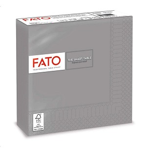 [82623700] - Fato Szalvéta 33x33cm szürke 2 rétegű 50 lap/csomag